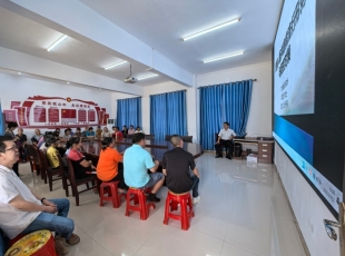 广西兽医研究所畜牧产业科技先锋队赴天等开展技术培训及科技服务活动